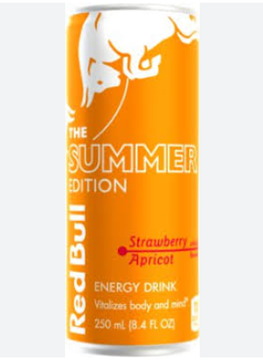 Red Bull summer edition strawberry apricot
