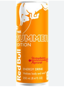 Red Bull summer edition strawberry apricot