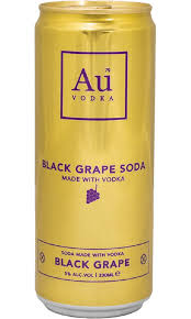 AU VODKA BLACK GRAPE SODA 33CL